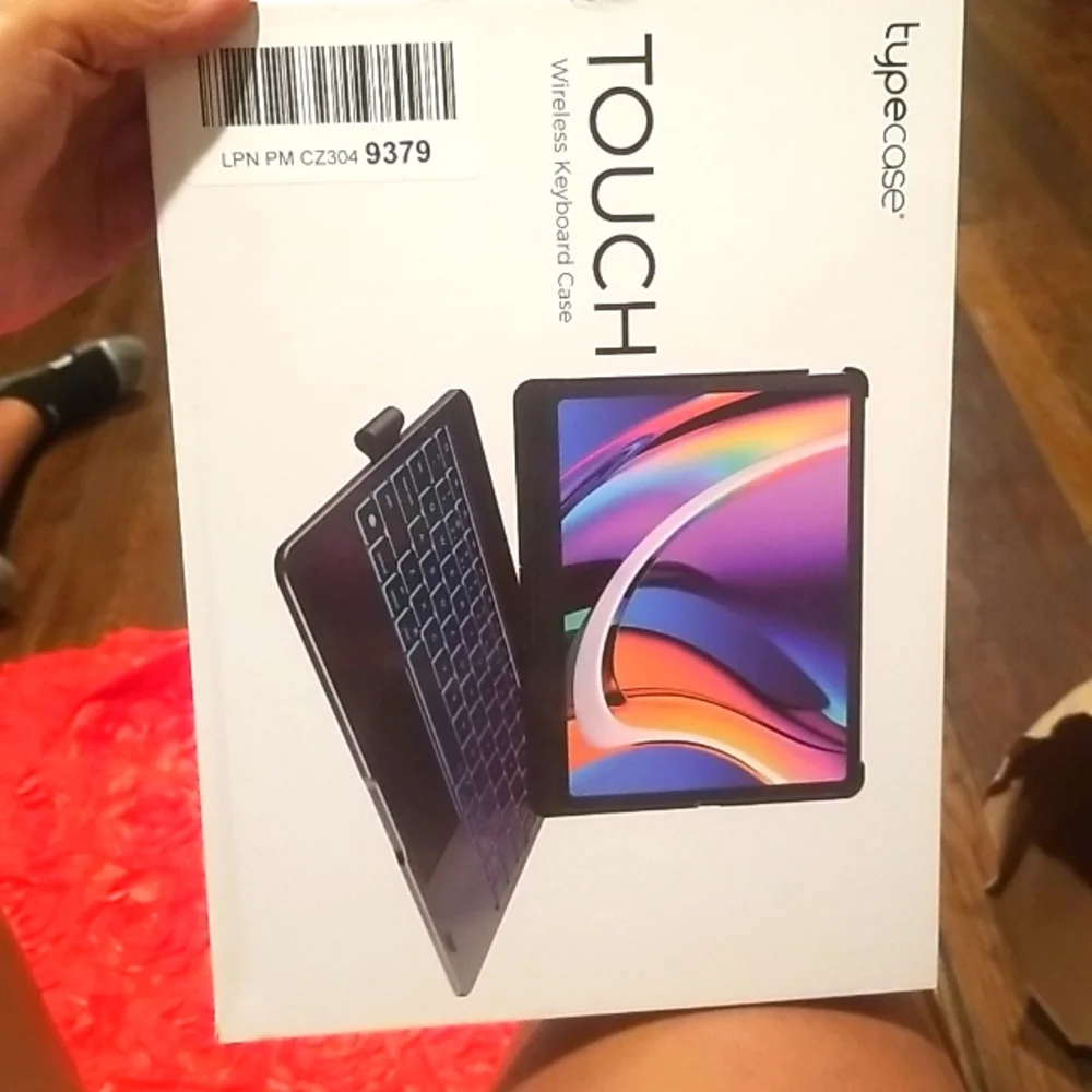 Touch wireless keyboard case